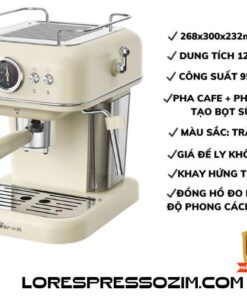 Máy pha cà phê espresso tự động Bear KFJ-E12R5